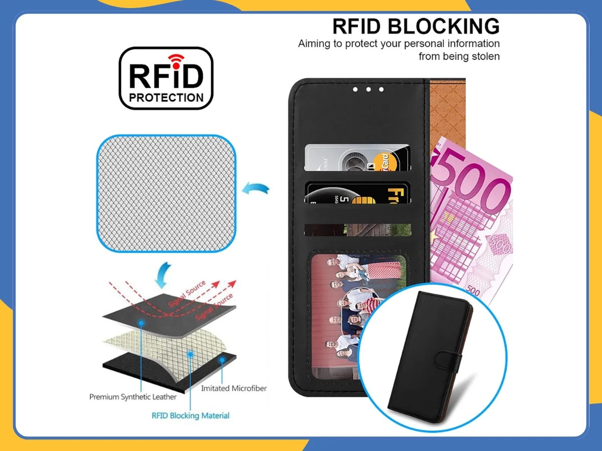 OPPO A40 Leather Wallet Case Flip Stand View Magnetic Shockproof Phone Cover UK