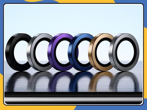 Metal Camera Lens Protector Glass Ring Cover For iPhone 15 16 Pro Max Plus UK