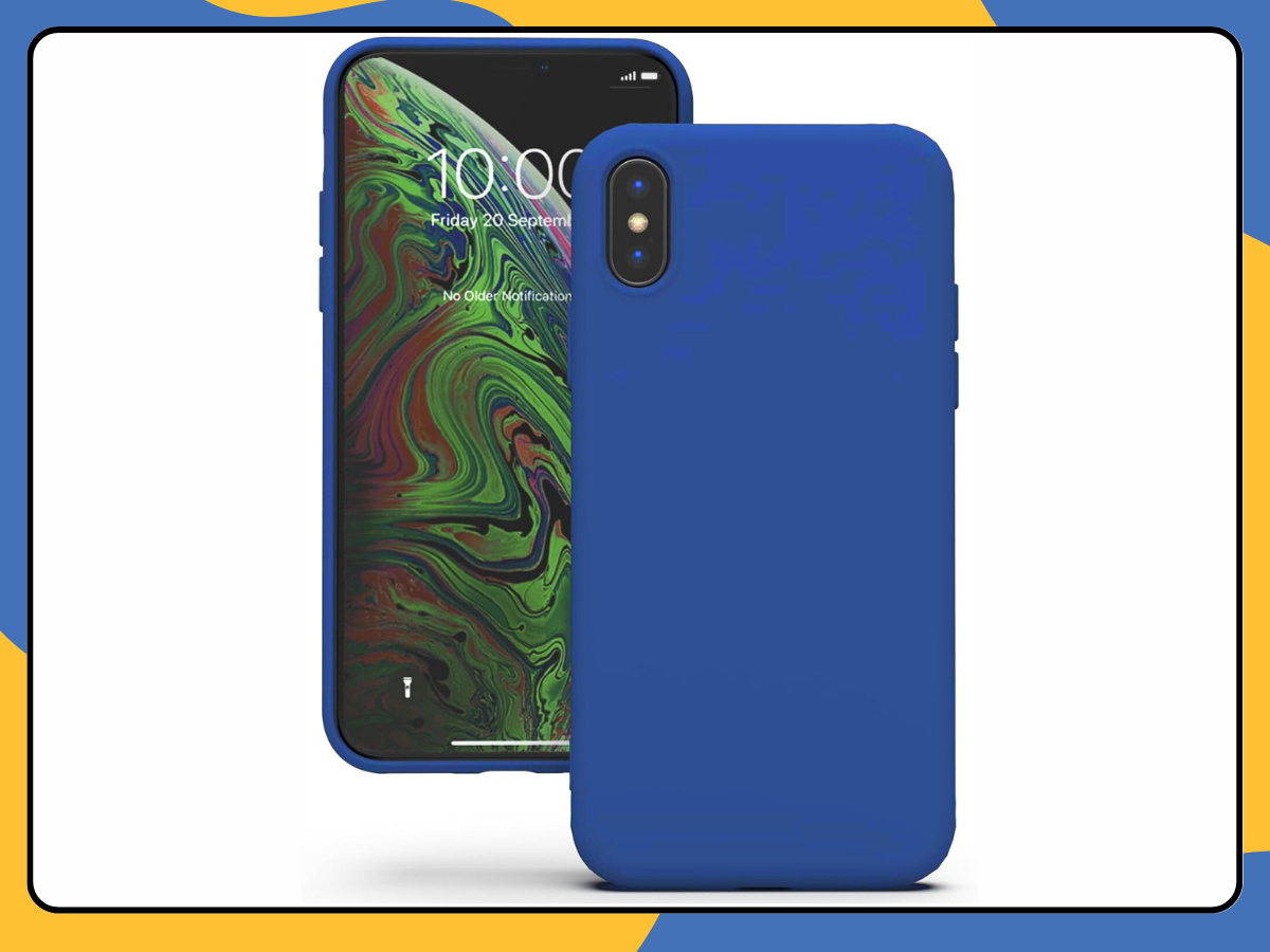 iPhone X /XS Liquid Silicone Case Shockproof Matte TPU Back Phone Cover UK Stock