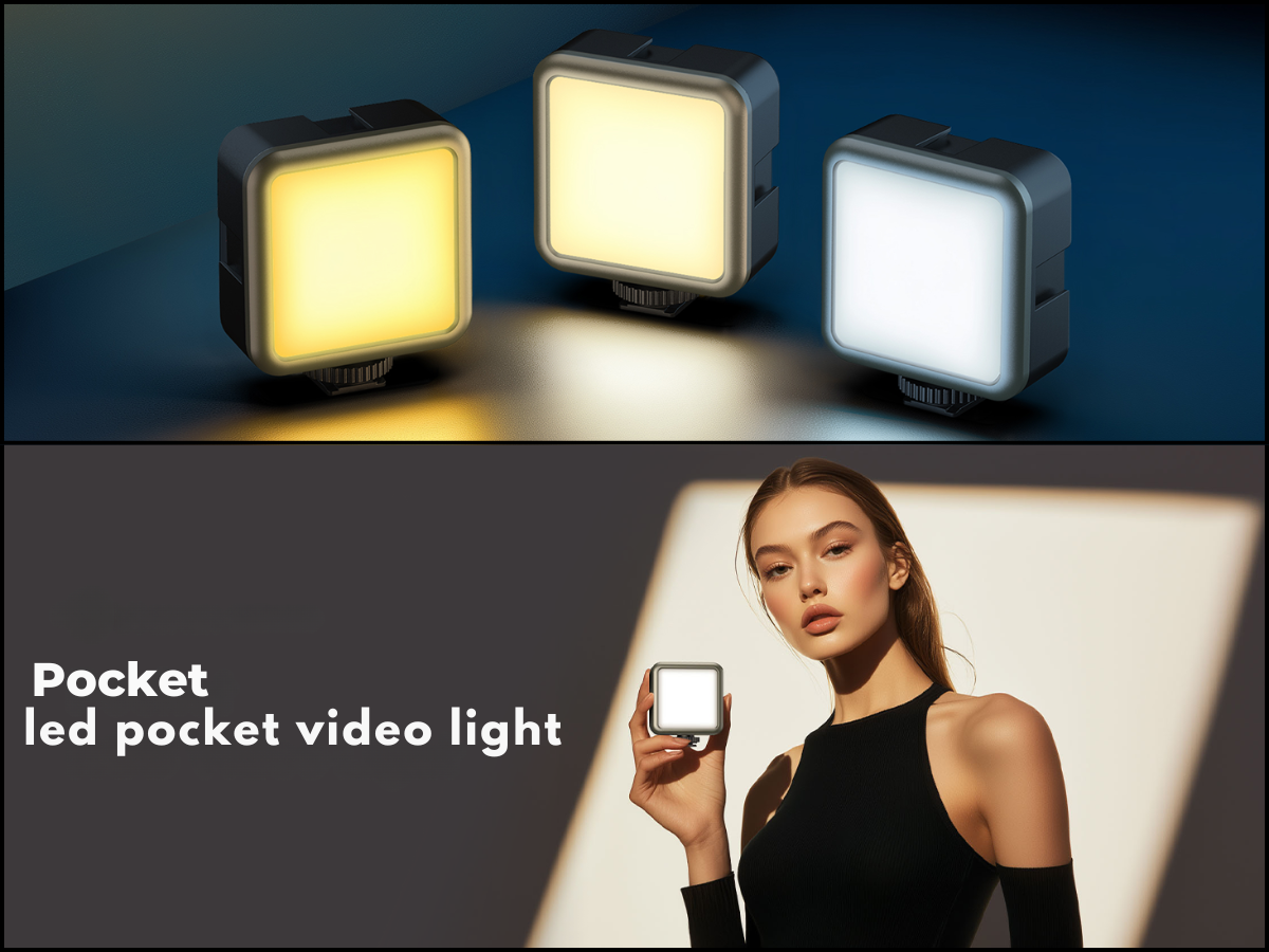 Portable RGB LED Video Light Mini Photography Fill Light for Camera & Streaming