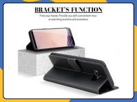 For Samsung Galaxy S8 - S8 Plus Leather Wallet Flip Case Cover Magnetic Stand UK