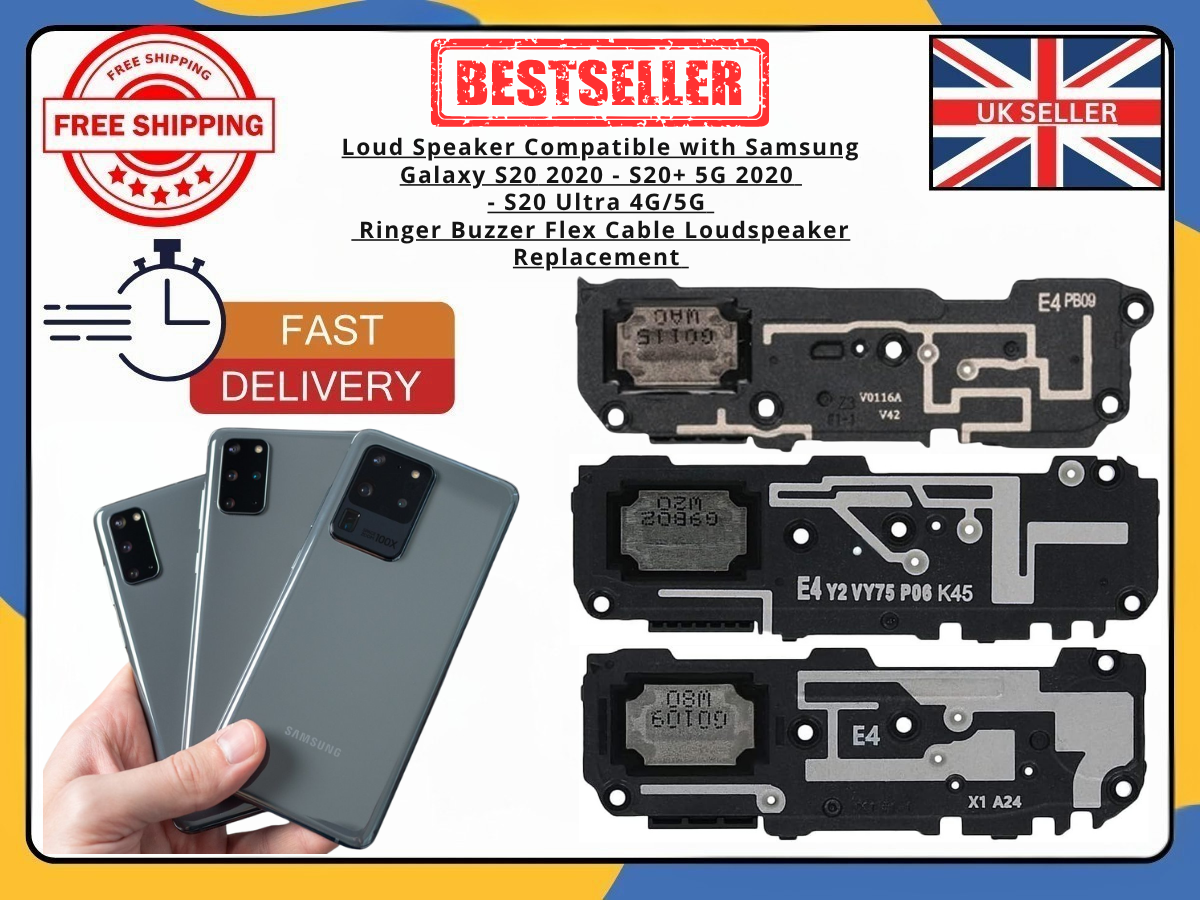 Samsung S20 S20+ S20 Ultra Loudspeaker Buzzer Ringer OEM Internal Replacement UK
