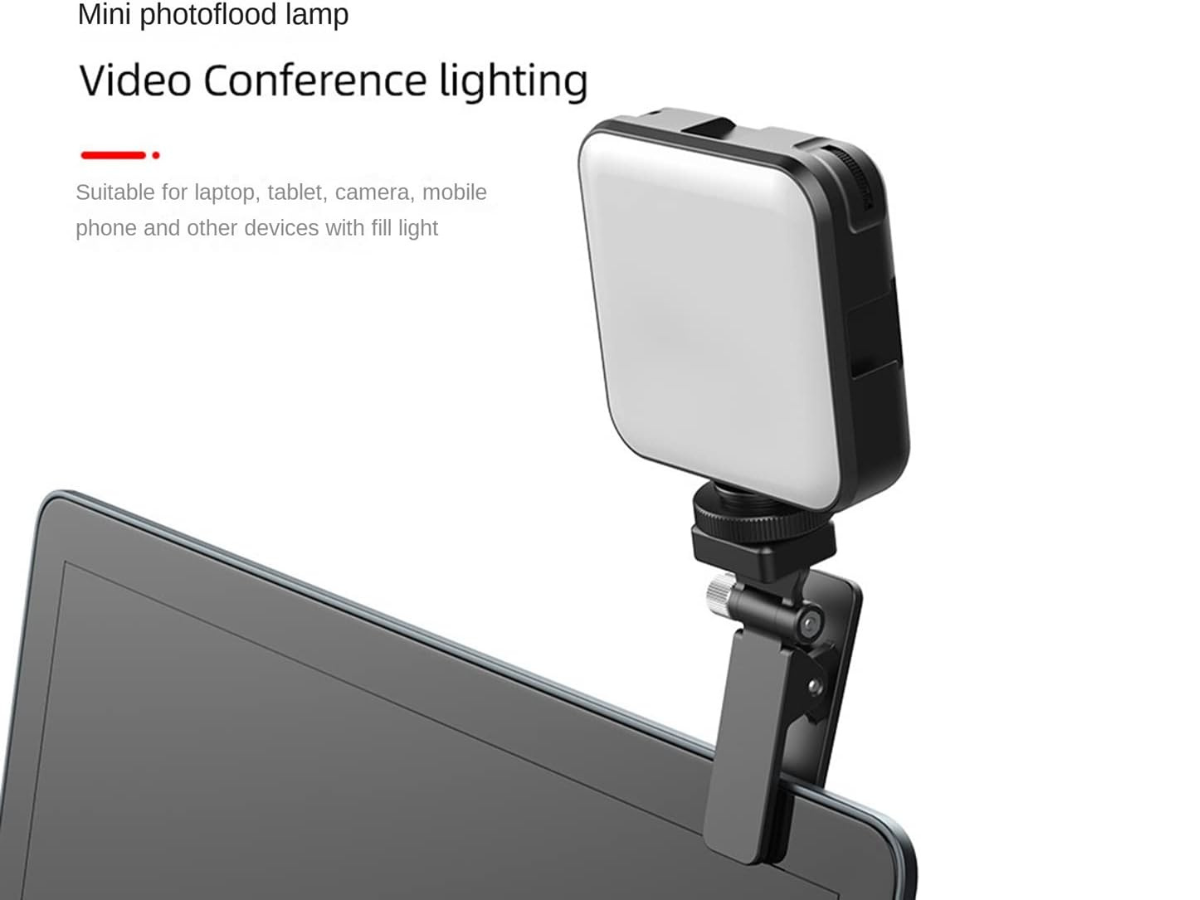 Portable RGB LED Video Light Mini Photography Fill Light for Camera & Streaming