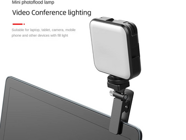 Portable RGB LED Video Light Mini Photography Fill Light for Camera & Streaming