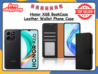 Honor X6B Wallet Case PU Leather Flip Stand Cover with Card Slots Magnetic UK