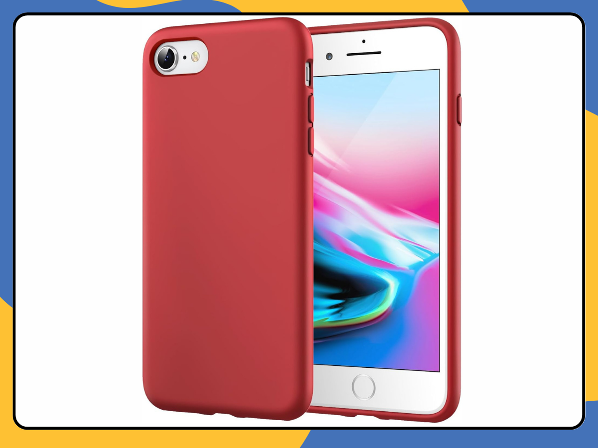 iPhone 7 Plus / 8 Plus Case Liquid Silicone Shockproof Matte TPU Cover UK Stock