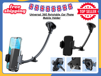 Universal 360° Car Phone Holder Windscreen Dashboard Mount Cradle for Mobile UK