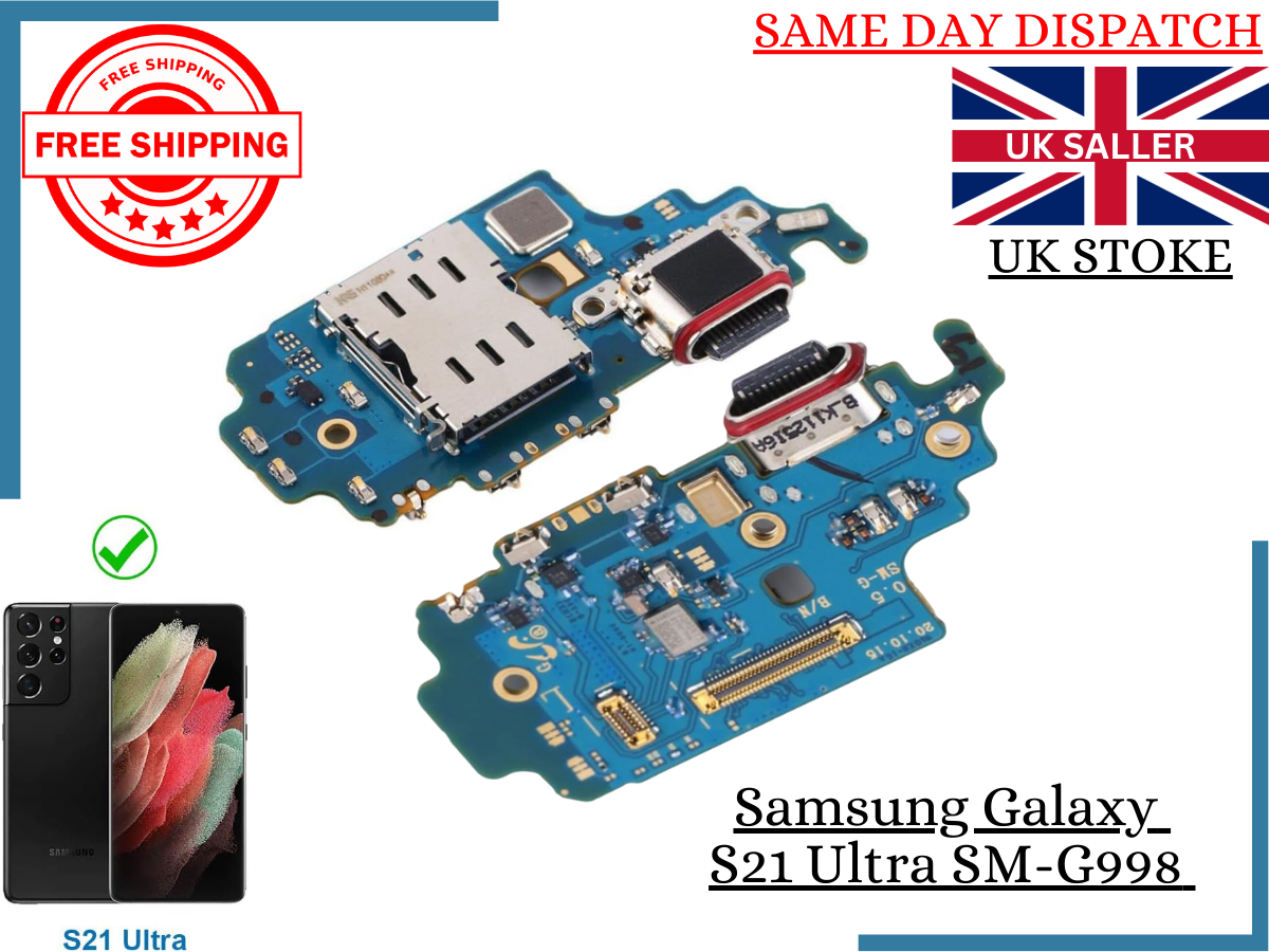 Samsung Galaxy S21 Ultra 5G Charging Port Dock Board SM-G998 USB-C Connector