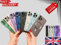 For iPhone 16 Pro Max MagSafe Case Matte Shockproof Magnetic Slim Cover