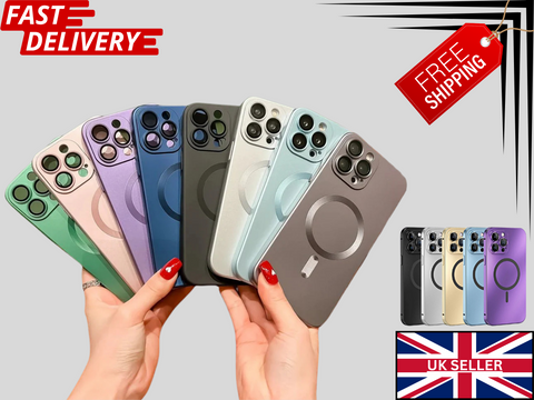 For iPhone 16 Pro Max MagSafe Case Matte Shockproof Magnetic Slim Cover