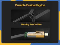 4 in 1 Multi USB PD Charger Charging Cable Cord For iPhone USB C Samsung Android