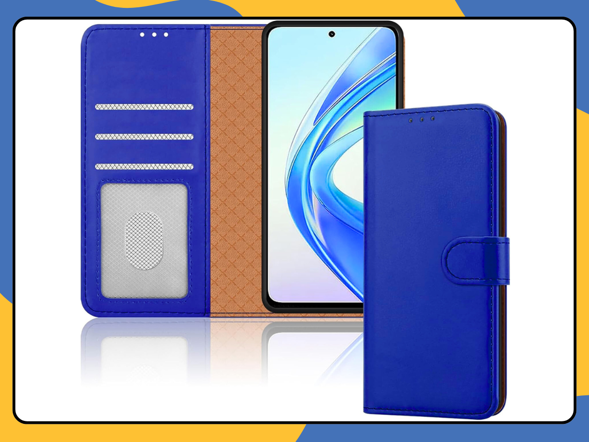 TCL 501 Leather Wallet Case Flip Stand Cover with Card Slots Magnetic UK Seller