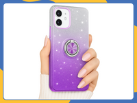 Glitter Magnetic Shockproof Ring Holder Case For Apple iPhone 12 Phone Cover UK