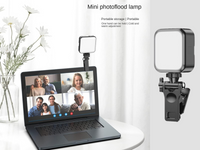 Portable RGB LED Video Light Mini Photography Fill Light for Camera & Streaming