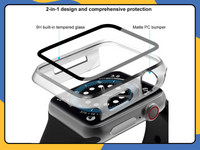 Apple Watch Case GEL TPU Cover Screen Protector For iWatch 7 8 9 6 5 4 SE Series