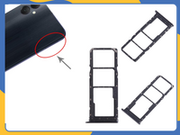 For Samsung Galaxy A05 Dual SIM Card & SD Tray Holder Replacement - OEM Black UK