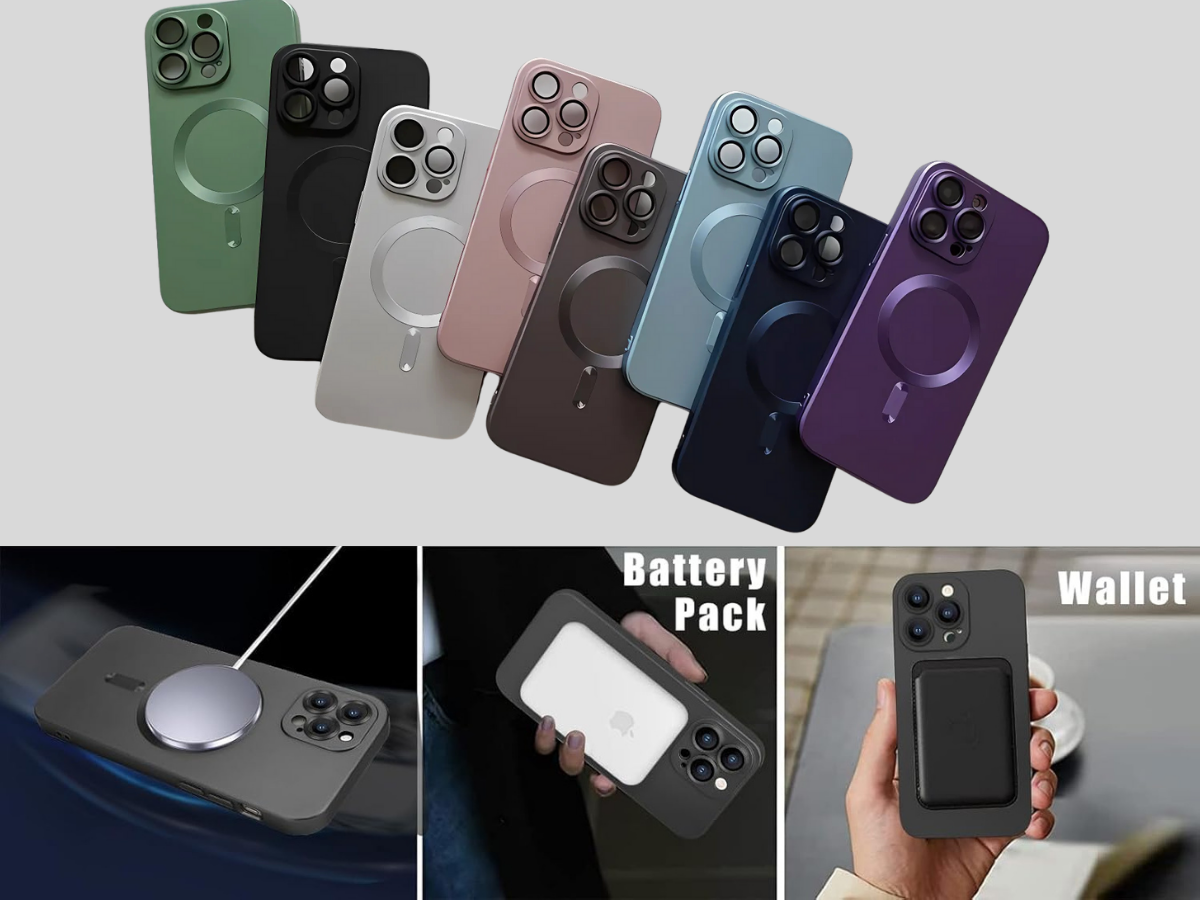 For iPhone 16 Pro Max MagSafe Case Matte Shockproof Magnetic Slim Cover