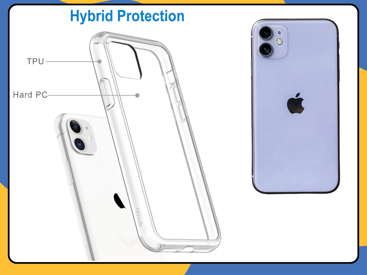 iPhone 13/13 Pro/Pro Max Clear Shockproof Slim Silicone Gel Case Phone Cover