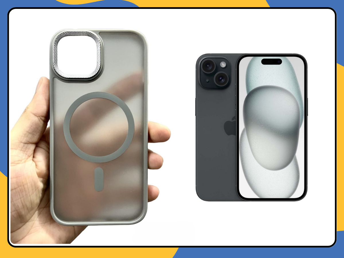 GENUINE APPLE IPHONE 15 SILICONE MAGSAFE MATTE SHOCKPROOF PHONE CASE GREY UK