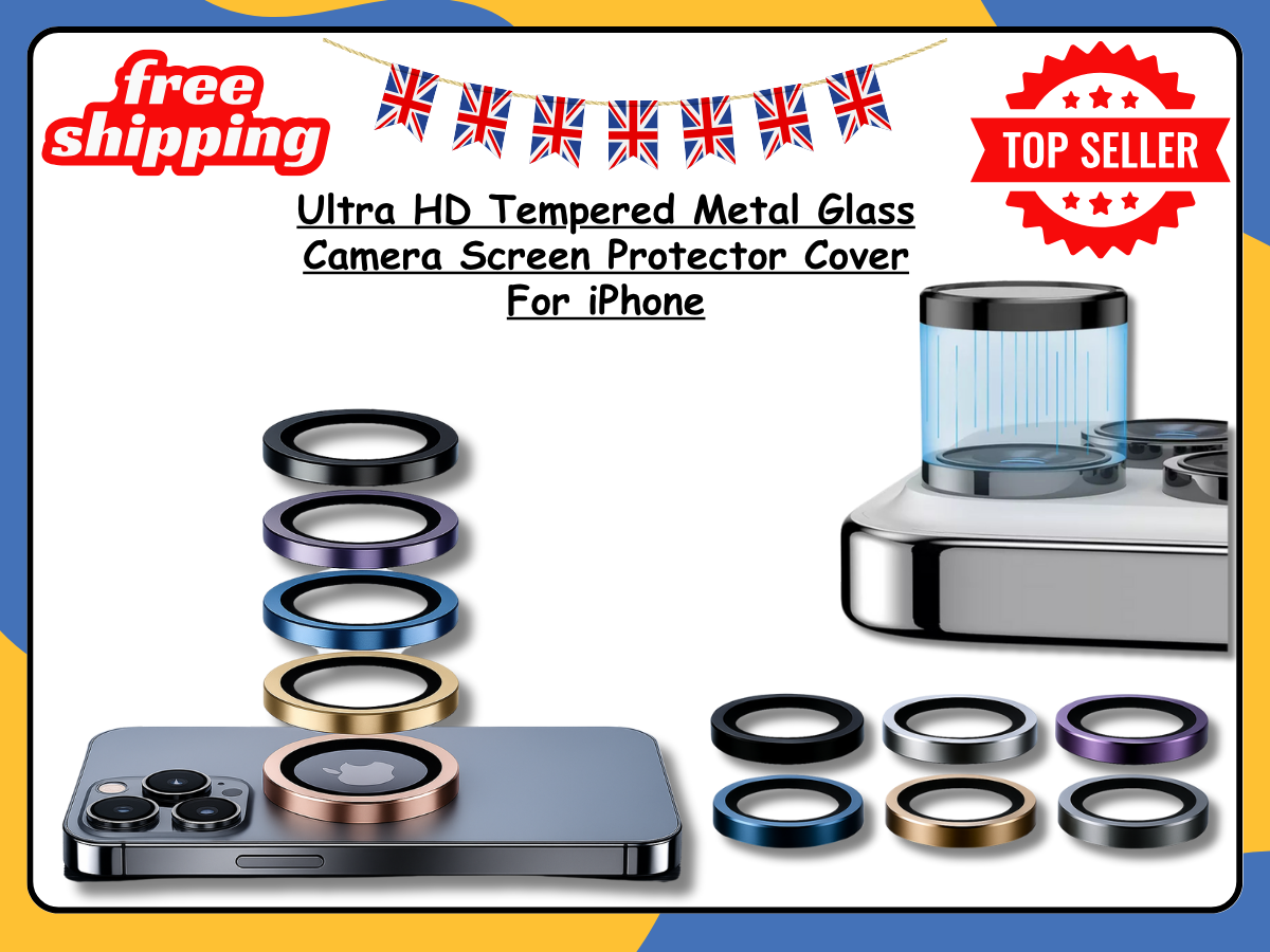 Metal Camera Lens Protector For iPhone 16 Pro Max/Plus Ring Glass Cover & Kit UK