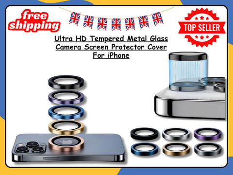 Metal Camera Lens Protector For iPhone 16 Pro Max/Plus Ring Glass Cover & Kit UK