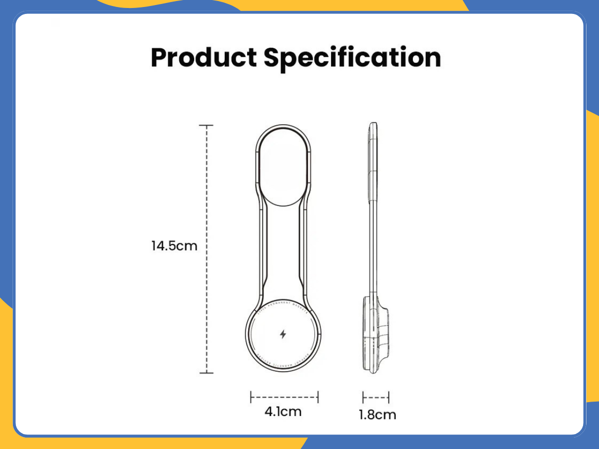 Universal Magnetic 360° Rotating Car Mount Holder for MagSafe iPhone Samsung UK