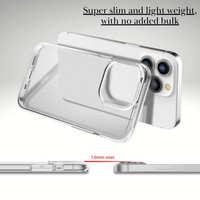 Silicone Clear Case for iPhone 16 15 14 Pro Max Plus 13 11 12 XR 7 8 Shockproof