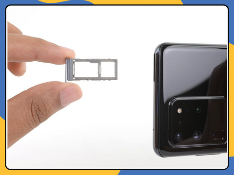 For Samsung Galaxy S20 Ultra SM-G988B SIM Card Tray Holder Replacement UK Stock