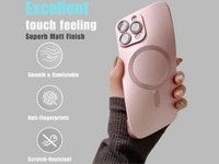 For iPhone 16 Pro Max MagSafe Case Matte Shockproof Magnetic Slim Cover