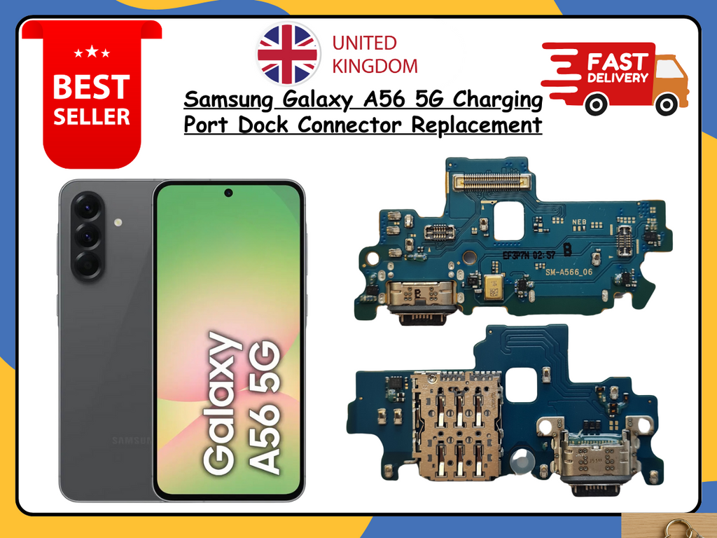 For Samsung Galaxy A56 5G USB-C Charging Port Dock Connector Flex Replacement UK