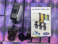 Portable RGB LED Video Light Mini Photography Fill Light for Camera & Streaming