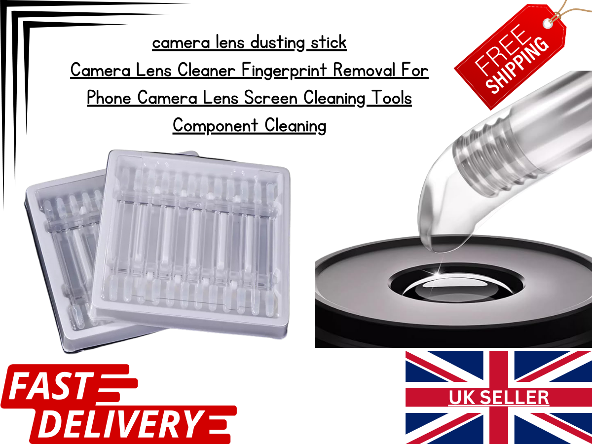 Camera Lens Dusting Stick 48PCS - Gel Dust Proofer Rod Resin Synthetic for DSLR