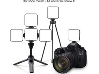 Portable RGB LED Video Light Mini Photography Fill Light for Camera & Streaming