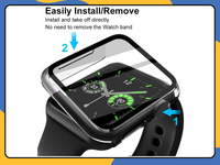 Apple Watch Case GEL TPU Cover Screen Protector For iWatch 7 8 9 6 5 4 SE Series