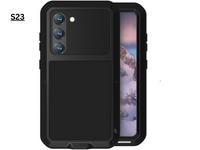 Aluminum Heavy Duty Armor Military Screw Case for iPhone 7-16 Pro Max & S21-S24