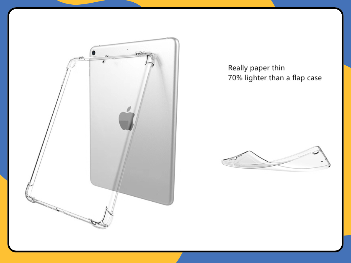 Apple iPad Air Shockproof Clear Silicone Case Slim TPU Gel Cover for Tablet UK