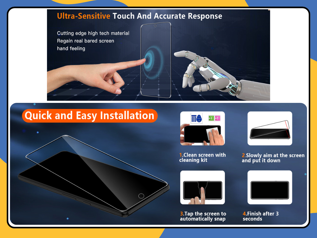 UV Liquid Tempered Glass Screen Protector Samsung Galaxy S20,S22,S23,S24 Note UK