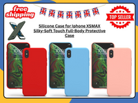 iPhone XS Max Case Shockproof Silicone Matte Gel Soft TPU Rubber Cover UK Stock