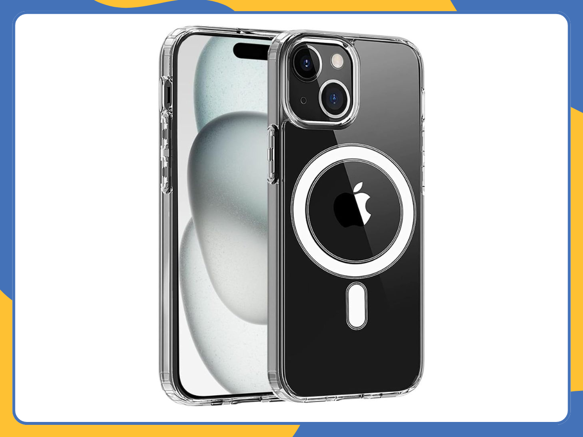 Clear Magnetic iPhone 15 14 13 12 Pro Max Case MagSafe Shockproof Silicone Cover