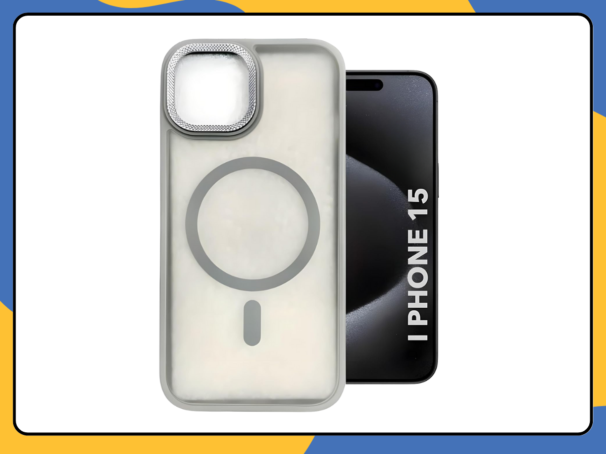 GENUINE APPLE IPHONE 15 SILICONE MAGSAFE MATTE SHOCKPROOF PHONE CASE GREY UK