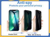 Privacy Tempered Glass Screen Protector For iPhone 16 15 14 13 12 11 XR Pro Max