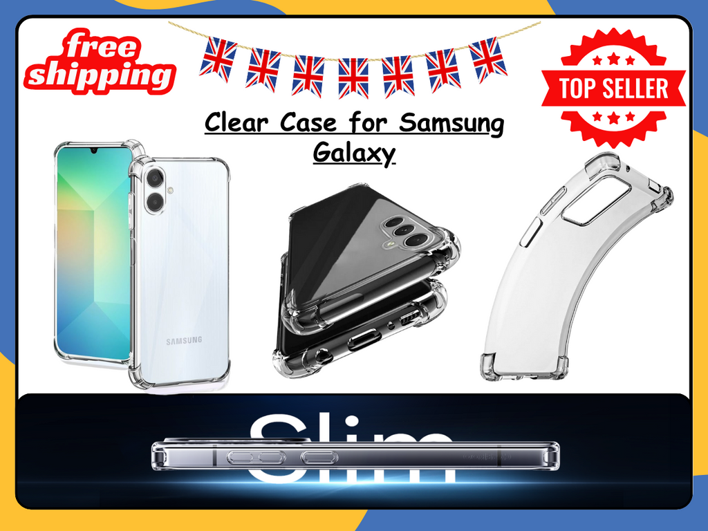 For Samsung Galaxy A54 A52 A32 5G A Series Clear Shockproof Phone Case Cover UK