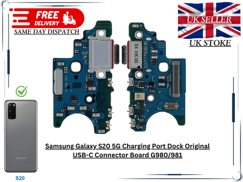 Samsung Galaxy S20 5G Charging Port Dock Original USB-C Connector Board G980/981