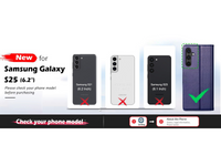 Samsung Galaxy S25 Edge Leather Wallet Case Magnetic Stand Flip Cover Shockproof