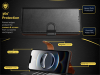 iPhone 7 8 Plus X XS Max XR 11 12 13 14 15 16 Pro Max Leather Magnet Wallet Case