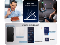 Motorola G35 G45 G55 G85 Folio Leather Gel Wallet Case Flip Cover with Card Slot