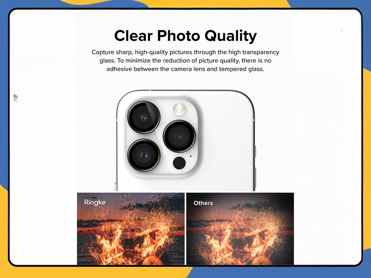 iPhone 15 Pro Max Rear Camera Glass Lens Replacement 3pc Adhesive OEM Quality UK