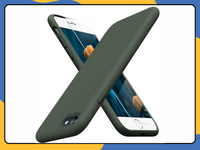 iPhone 7 Plus / 8 Plus Case Liquid Silicone Shockproof Matte TPU Cover UK Stock