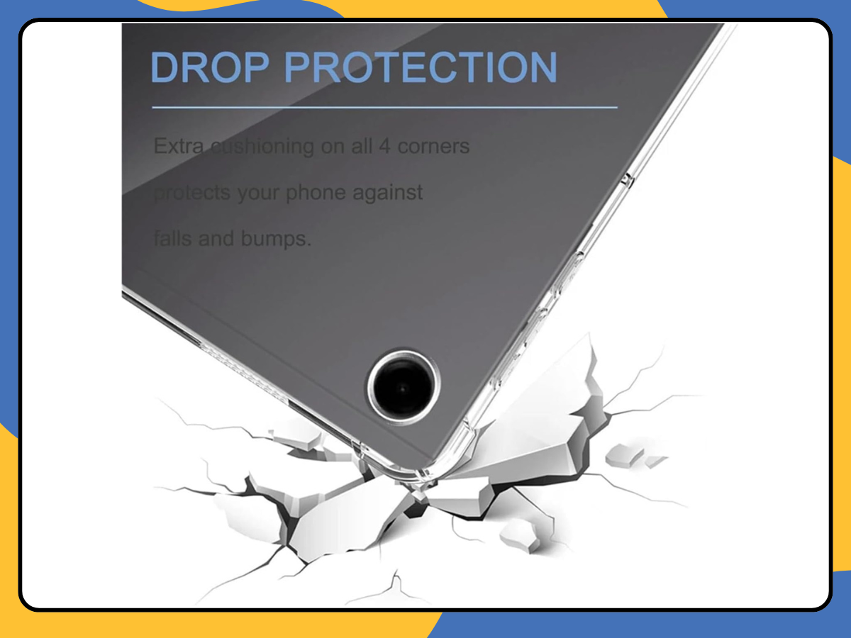 Samsung Galaxy Tab A9 A9+ Plus S9 S8 Case Clear Shockproof Tablet Gel Cover UK