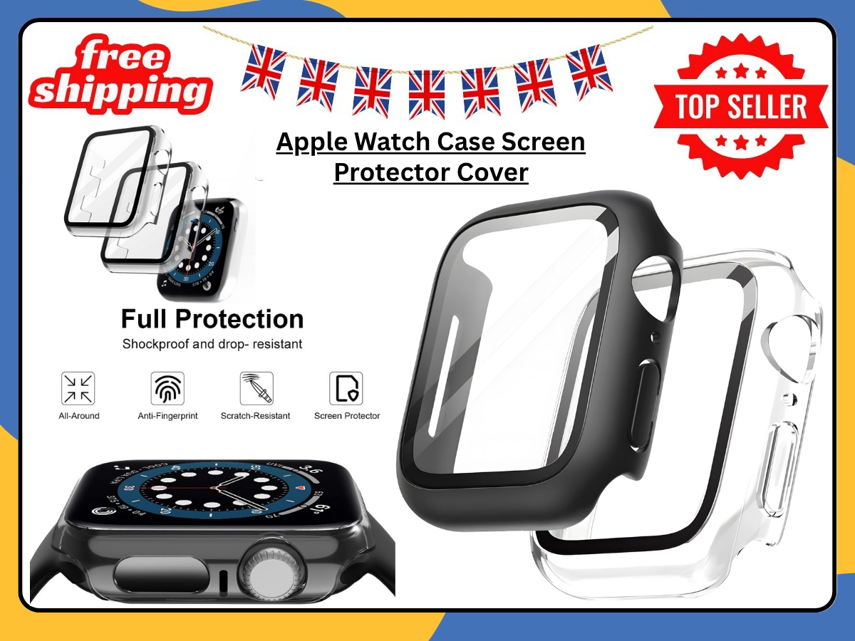 Apple Watch Case GEL TPU Cover Screen Protector For iWatch 7 8 9 6 5 4 SE Series